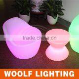 Small Size Lovely Park Decorative Glowing Lighting Up LED Seat LED Leisure Garden Furniture