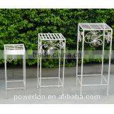 Waterproof Antique Tall Round Wedding Flower Stands (3pcs/Set) thumbnail-5