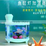 2016 Decrative Creative Desk Micro Landscape Aquarium Fish Tank Light Household USB Ultrasonic Mist Spray Air Humidifier thumbnail-1