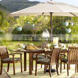 Teak Wood Table Chair Designs Malaysian Wood Dining Table Sets With Umbrella thumbnail-2