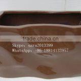 Fiberglass Planter Outdoor Big Rectangular Planter Flower Pot thumbnail-3