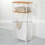Home Living Furniture Decor White Bathroom Scroll Storage Laundry Hamper thumbnail-1