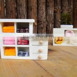 Mini White classic furniture toys,shooting props,Wooden cabinets