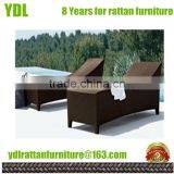 Youdeli All Weather Wicker Chaise Lounge Furniture thumbnail-1