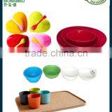 Welcome Hot Design Environmental Bamboo Fiber Dinnerware Sets