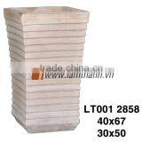 Vietnam High Pattern Chocolate Terracotta Planter thumbnail-1