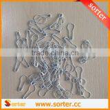 White Color Pear Safety Pin Bulb Shape High Quality Metal Safety Pin thumbnail-4