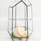 Geometric Glass Terrarium for Flower Decor thumbnail-1