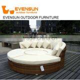 Outdoor Sunbed Resin Rattan Outdoor Daybed With Canopy thumbnail-5