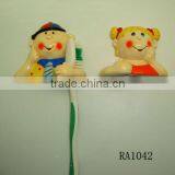 Decorative Ceramic Toothbrush Holder for Home thumbnail-1