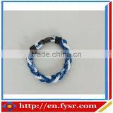 2015 Hot Selling Titanium Sport Bracelets,Braided Bracelet thumbnail-1