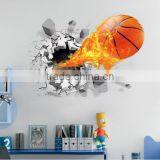 Creative Self Adhesive 3D Basketball Wall Paper for Kids' Room thumbnail-2
