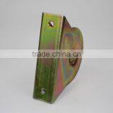 4 Inch Sliding Gate Roller Diameter 98mm Thickness 28mm Bearings 6203RS Groove "U" With Outer Support ITEM:1028PCR thumbnail-2