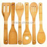 6pcs Bamboo Kitchen Utensil thumbnail-1