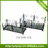 Cheap Home and Garden Metal Black Flower Basket thumbnail-1