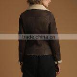 Multicolour Fashion Fox Fur 2014 Wool Overcoat Medium-long Fur Coat thumbnail-3