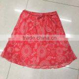 Ladies Cheap Stocklots Printed Short Skirt thumbnail-1