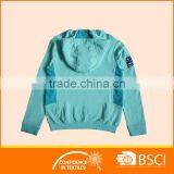 Cheap Promotional Stocklot Floral Print Front Jacket Child Girl Hoodies thumbnail-2