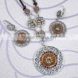 Fashion Disc Necklace Set, Fashion National Style Jewelry thumbnail-1