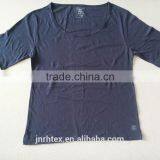 Stock Blank CVC Tshirts no Lable,lady t Shirt for Hotsale thumbnail-2