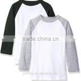Plain High Quality Blank Raglan T-shirt for Kids thumbnail-3