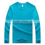 Bulk 100 Cotton Round Neck Custom Plain Mens Long Sleeve t Shirt thumbnail-2