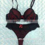 Hot Sale Women Lace Stylish Push Up Bra And Panties Set Sexy Underwear thumbnail-1