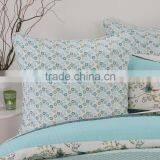 Printed Birds & Plain And Floral Panels Quilt Cover thumbnail-3