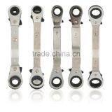 1Pc 10x12mm Useful Metric Offset Double Ring Wrench Spanner Reversible Ratchet Handle Wrench Metric Hand Tools Free Shipping thumbnail-1