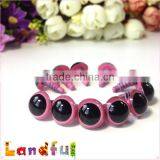 12mm Cute Puppet Toys Crochet Baby Doll Pink Plastic Safety Eyes thumbnail-1