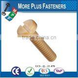 Made in Taiwan Black Nylon Pan Phil Yellow Finished Slotted White Phil Pan Head Nylon Plastic Screw thumbnail-3