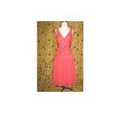 JA011 Bridesmaid Dress // Red Bridesmaid Dress // thumbnail-1
