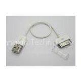 2m Type A To Type B Iphone Sync Cables With Copper Conductor ROHS / UL