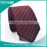 Korea Style Fashion Stripe Printing Men Neck Ties Skinny Cotton Tie thumbnail-4