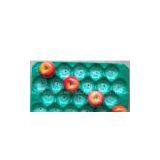 29*49cm Green 22# Eco-friendly PP Fruit Packaging Tray for Apple