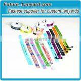 Beautiful plastic snap closure festival fabric wristbands