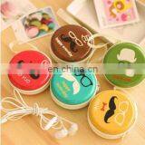 Coin Purse Headphone Case Canvas Pouch Carry Bag Kawaii Purse Hard Box Key Kids Wallet Cute Cartoon Storage Box Bags Children thumbnail-1