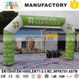 Giant PVC Advertising Inflatable Finish Line Arch With Logo Printing Customized Made thumbnail-2
