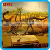 Museum High Simulation Artificial Mechanical Dinosaur Skeleton Model