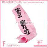 Hen Party Satin Bride Sash Pink for Party City