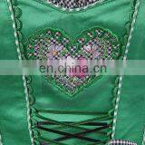 Green Classical Dirndl Trachten German Oktoberfest Bavarian Traditional Dirndl For Women (German Bavaria Dirndls) thumbnail-6