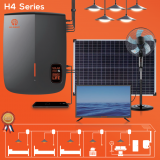 Solar Home Systems for LED Lighting DC Fans TVs Radios 100W thumbnail-1