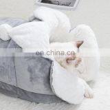 Pets Sleep Zone Cuddle Cave Soft Cat Bed Washable Cuddle Cave Pet Bed, thumbnail-4