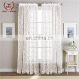 China Supplier Embroidery Sheer Curtains Ready Made Voile Curtains For Living Room, Bedroom thumbnail-1