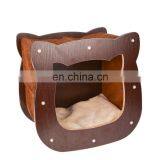 Outdoor Folding Cheap Play Indoor Wooden Tree Scratcher Bed Pet Cat House thumbnail-4