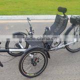 Three Wheels Electric Recumbent Trike