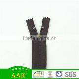 5# Nylon Zipper U Type Transparent Top Stop Close End Zipper thumbnail-4