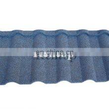 Milano Pure Blue Color Stone Coated Metal Roofing Prefab Villa House Use Galvalume Roofing Sheet Direct Sale From Manufacturer thumbnail-3