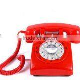 Rotary Dial Keys Retro Red House Telephone thumbnail-1