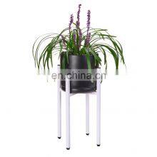 Plant Stand White Home Decor Modern Mid Century Display Holder Rack Wrought Iron Adjustable Indoor Flower Pot Metal Plant Stand